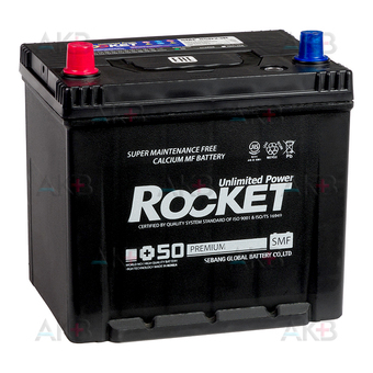 Rocket 65B24R 50Ah 480A (238x129x225) прям. пол.