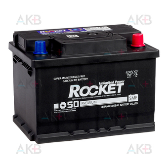 Rocket 62Ah 580A обр. пол. (242x175x175) SMF 62L-LB2 низкий