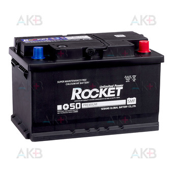 Rocket 75Ah 660A обр. пол. (277x175x175) SMF 75L-LB3