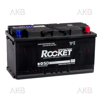 Rocket 100Ah 830A обр. пол. (353x175x190) SMF 100L-L5