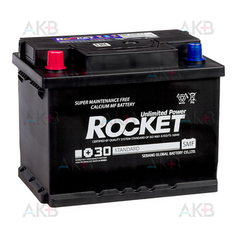 Rocket 62Ah 520A прям. пол. (242x175x190) SMF 62R-L2