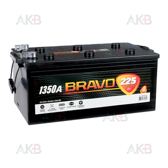 BRAVO 225Ач обр. пол. 1350А (518x274x242) 6СТ-225 VL Euro