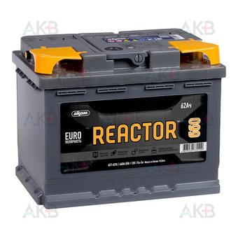 REACTOR 62Ач 660A обр. пол. (242x175x190) 6СТ-62VL Euro