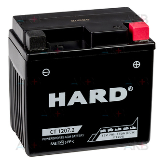 HARD YTZ7S 12V 7 Ah 130А (113x70x105) CT 1207.2 обр. пол. AGM