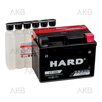 HARD YTX4L-BS 12V 4 Ah 60А (114x71x86) СТ 1204 обр. пол. AGM сухозаряженный