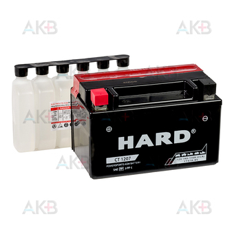 HARD YTX7A-BS 12V 7 Ah 110А (150x87x93) CT 1207 прям. пол. AGM сухозаряженный