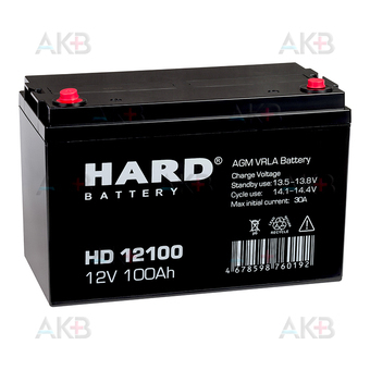 HARD HD 12100 12V 100Ah (330x173x214) для ИБП, котла