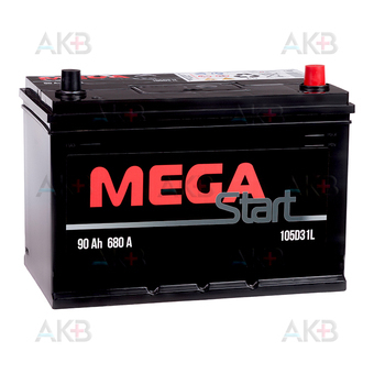 MEGA START 105D31L 90Ah 680A обр. пол. (303x175x225)
