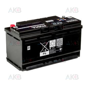 Автомобильный аккумулятор Moll EFB Start-Stop 94 Ач 860A обр. (353x175x190) 82094. Фото 2